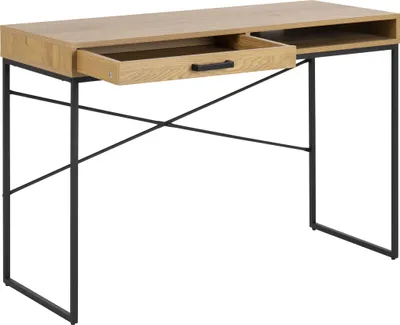 Produktbild von Actona Seaford, Schreibtisch, Homeoffice, Büro, Gerade, Rechteckige Form, Eiche, Eiche