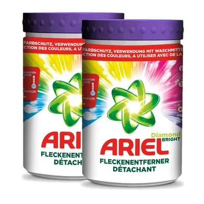 Produktbild von Ariel Fleckenentferner Color 1kg - Löst Flecken auch im kalten Wasser (2er Pack)