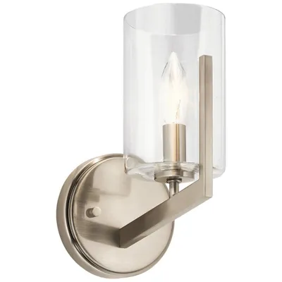 Produktbild von Nye Zinn Stahl Zeitgenössische Wandleuchte 1 Licht E14