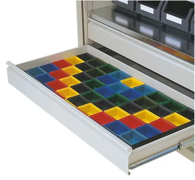 Produktbild von Schubladeneinteilung für Großraumschränke: Lagersichtkästen-Set, Gr. 8
