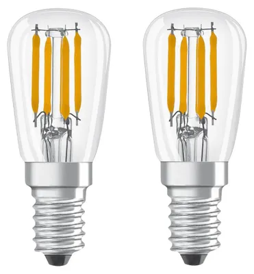 Produktbild von 2 x Osram LED Filament Leuchtmittel Röhre T26 Special 2,8W = 25W E14 klar 250lm warmweiß 2700K