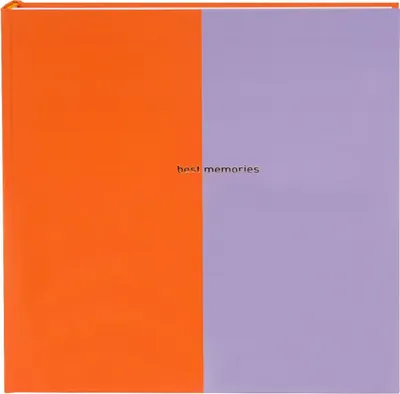 Produktbild von Goldbuch Fotoalbum Coloration orange/flieder 30x31 cm 60 Seiten Kunstdruckpapier