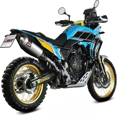Obrázok produktu pre MIVV Dakar tmavosivý výfuk schválený z nerezovej ocele pre YAMAHA Tenere 700