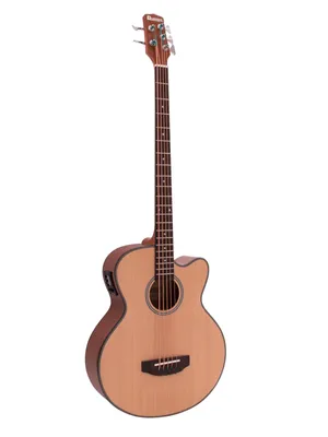 Image de DIMAVERY AB-455 Basse acoustique, 5 cordes, naturel (26224014)