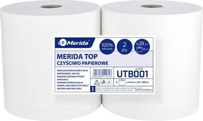 Obrázek produktu pro Čistivo super bílé z celulózy dvouvrstvé, TOP 28 cm, 410 m, 2 role