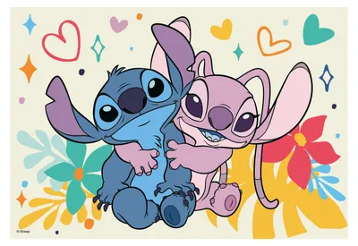 Produktbild von DINO Puzzle Stitch a Angel 24 dílků