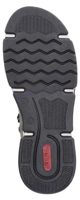Zdjęcie produktu dla Botki damskie Rieker, sznurowane, z ciepłym podszewką, ozdobne przeszycia, model 45912, rozmiar: 39 EU, kolor: zielony