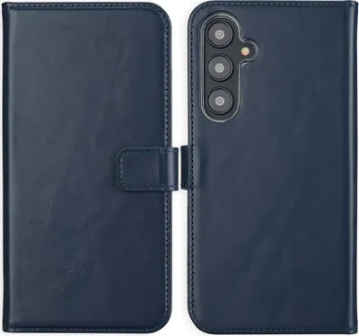 Obrázek produktu pro Selencia kožené pouzdro Samsung Galaxy S24 FE - modré