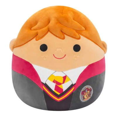 A plush toy resembling a character from Harry Potter, specifically Ron Weasley, is shown against a white background.