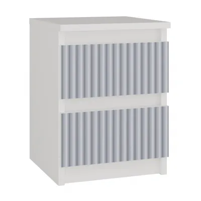 Produktbild von Topeshop M2 FR BLUE, Nachtständer, Blau, Weiß, 2 Schublade(n), Partikelbord