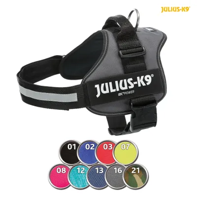 Obrázok produktu pre Julius-K9® Powerharness®, veľkosť 0-3 58-76 cm/40 mm červená
