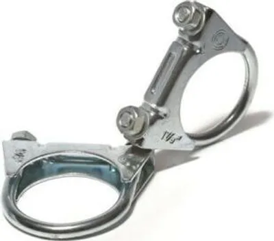 Immagine prodotto di 2x morsetto M8x48 mm per tubo flessibile universale pezzo flessibile tubo di scarico a Y