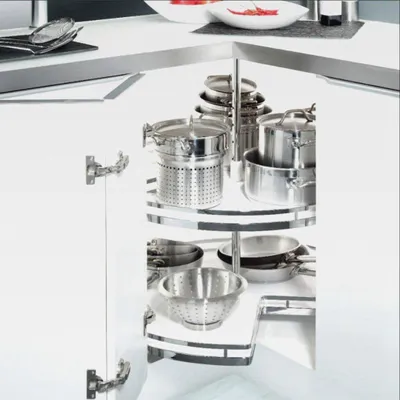 Produktbild von SO-TECH® 3/4-Kreis Drehbeschlag für 90er Eckschrank