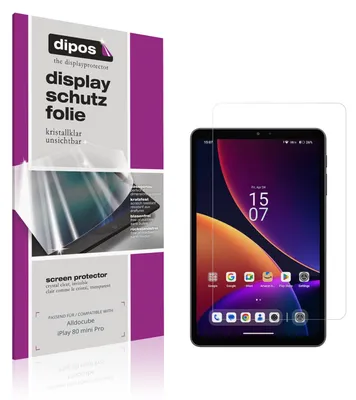 Produktbild von 2x Schutzfolie für Alldocube iPlay 80 mini Pro klar Displayschutzfolie Folie Display Schutz dipos