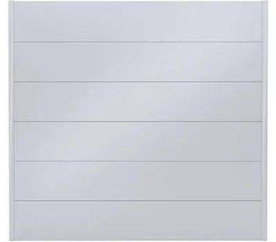 Produktbild von Zaun Hauptelement ALBERTS Palitio Profilhöhe 30 cm 180 x 180 cm weißalu
