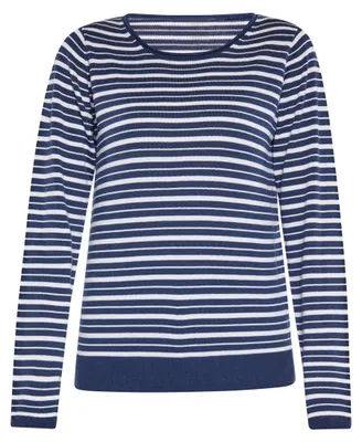 Produktbild von Mutha Damen Pullover - marineblau-weiß Mutha Damen Pullover - marineblau-weiß, M