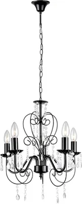 Zdjęcie produktu dla Lampa Sufitowa Wisząca Toolight Ebt010-5Cp Black