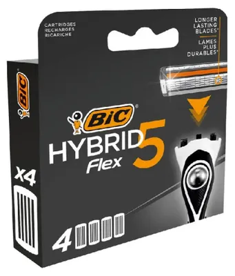 Image de Rasoir BIC Hybrid 5 Flex pour hommes 5 lames en titane