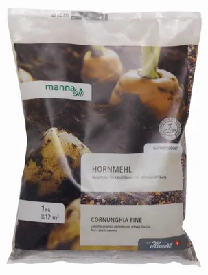 Produktbild von Manna  Hornmehl 1 kg für 12 qm