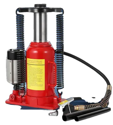 Obrázok produktu pre Pneumatický hydraulický zdvihák na fľaše, nosnosť 12 t/20 t, nastaviteľný zdvih, 8004-1 260–510 mm – 20 t