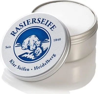 Produktbild von Klar Seifen Rasierseife Sport 110g, Duft sportlich-frisch / ledrig