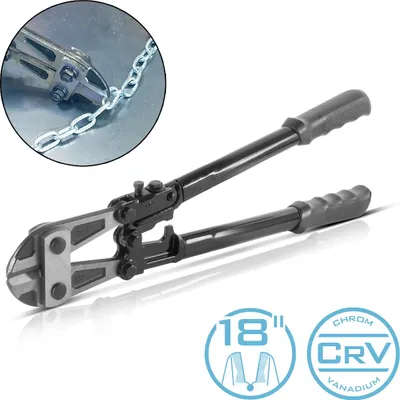Produktbild von STAHLWERK Bolzenschneider 18“ Chrom-Vanadium Profi-Bolzenschere, Stahlschneider