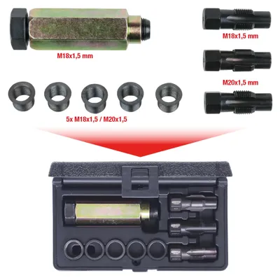 Obrázek produktu pro KS TOOLS THREADfix Reparatur-Satz M18x1.5 f.Lamdasonden 9-tlg. 150.5090