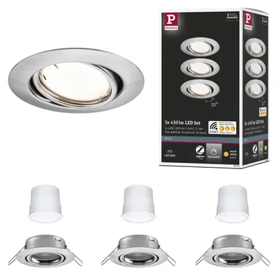 Obrázek produktu pro Paulmann LED vestavné světlo Základní sada otočná