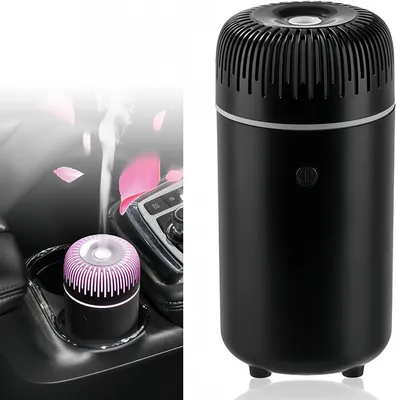 Produktbild von Auto Lufterfrischer, 100ml DuftöL Diffuser für Auto mit Bunten Lichtern, Ätherische Öl Diffusoren Auto mit Automatischer Abschaltfunktion