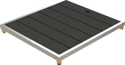 Produktbild von Eichenwald Modell 70 WPC Universal Plattform für Gartenduschen anthrazit