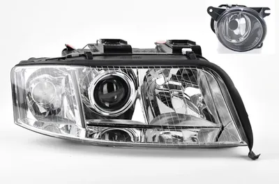 Produktbild von Scheinwerfer passend für Audi A6 4B 08/2001-01/2005 D2S H7 Re. + Nebelsch. 4B0941030R 4B0941700C Johns