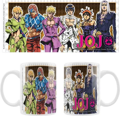 Produktbild von Sakami Merchandise Jojo´s Bizarre Adventure Golden Wind Main Characters Tasse    One Size