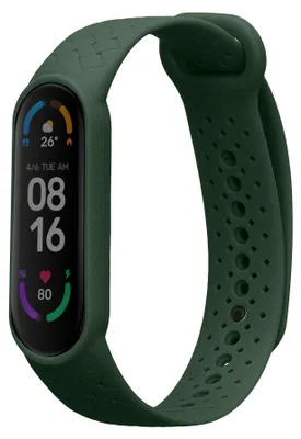Produktbild von kwmobile Silikon Uhrenarmband für Xiaomi Mi Smart Band 6 / Mi Band 6 / Band 5 Armband - Ersatzarmband für Fitnesstracker - Wechselarmband Smartwatch -