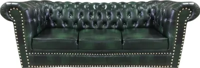 Image de Design Canapé moderne Canapé trois places Salon Chesterfield Canapé en cuir
