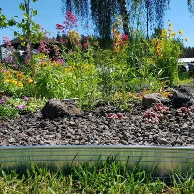 Produktbild von 5er Set Ultra Starke Alu Rasenkanten 14cm x 2m (10m lang) | Beeteinfassung | Beetumrandung | Beetbegrenzungen, Color-GS: ohne Farbe