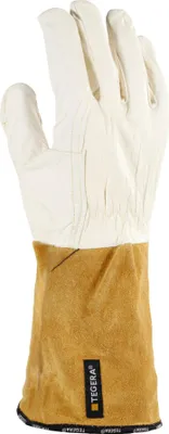 Produktbild von Ejendals TEGERA 11CVA, Werkstatthandschuhe, Weiß, Gelb, Erwachsener, Erwachsener, Unisex, Kratzresistent