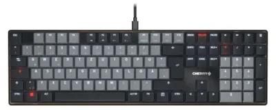 Produktbild von CHERRY KC 500 MX LP, Volle Größe (100%), Kabelgebunden, USB, Mechanischer Switch, QWERTY, Schwarz