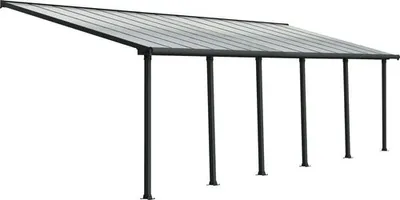 Obrázek produktu pro Kryt terasy Palram - Canopia Olympia 3x8,5 860 x 295 cm RAL7016 šedý