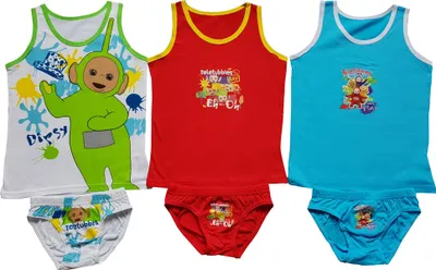 Immagine prodotto di Teletubbies biancheria intima 6 pezzi ragazzi camicia slip 4/5 anni taglia 110