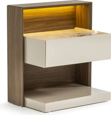 Produktbild von Moderner Nachttisch aus MDF – Elegantes Design für Ihr Schlafzimmer