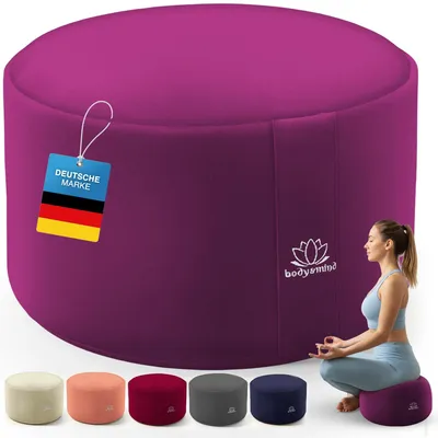 Immagine prodotto di Cuscino da meditazione e cuscino per yoga con copertina lavabile