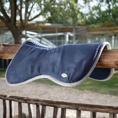 Produktbild von LeMieux Wither Relief Memory Foam Half Pad, Farbe:Navy, Größe:L