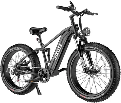 Produktbild von E-BIKE E-Mountainbike 26Zoll Elektrofahrrad 20Ah, 250W Bafang Motor bis zu 100km, E-MTB mit Softtail-Federung​​ Shimano 7-Gang-Schaltung​​ Herren Bike
