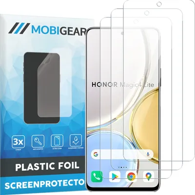 Produktbild von Mobigear  HONOR Magic 4 Lite Displayschutz Schutzfolie - Hüllenfreundlich (3er Pack)