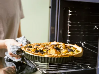 Produktbild von Dagelijkse Kost Quicheform - PFAS-frei - 26 cm - Hochwertiges Aluminiertes Stahlblech - Gleichmäßige Hitzeverteilung - Leicht zu reinigen