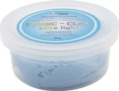 Produktbild von Glorex Magic-Clay hellblau 40 g