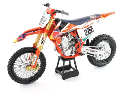Produktbild von New Ray NR58123 1:10 Red Bull KTM 450 SX-F Modell Motorrad Spielzeug
