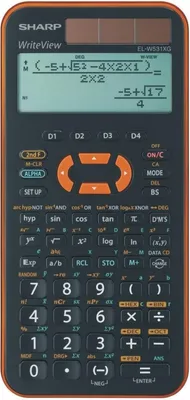 Produktbild von Schulrechner EL-W531 XG YR wissenschaftlich orange Packung mit 10 Stück