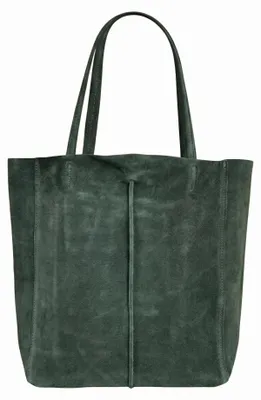 Produktbild von Damen Umhängetasche aus Wildleder, "Lumena Prime", Farbe Schwarz,  Italy