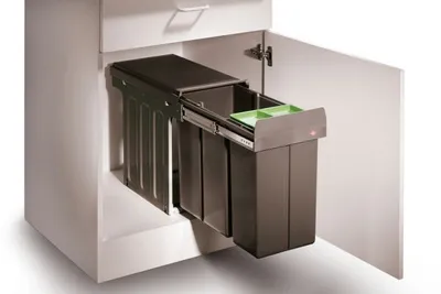 Obrázek produktu pro WESCO 857621-11 Vestavný odpadkový koš ProfilineDouble 30 DT